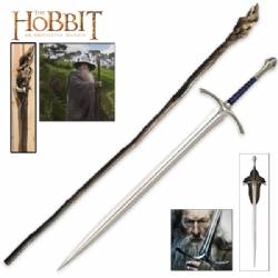 The Hobbit Gandalf Staff and Glamdring Sword Combo